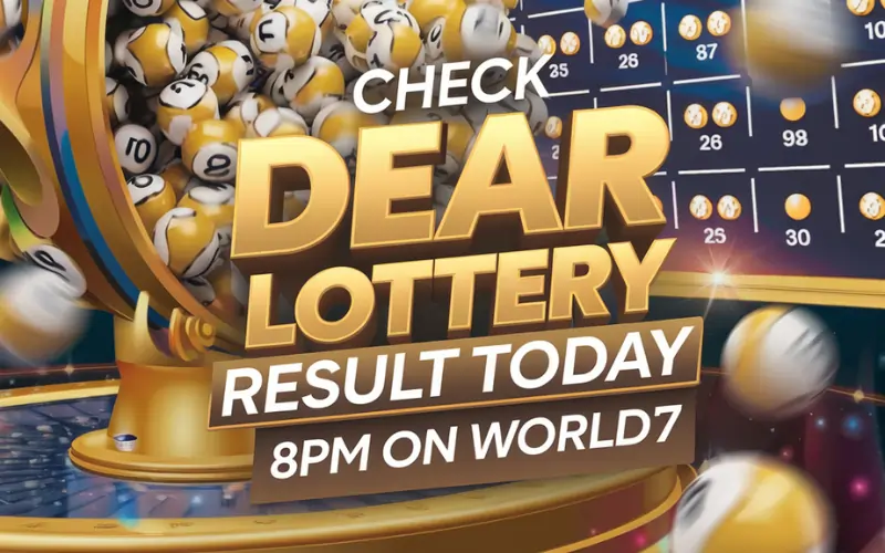 dear lottery result today 8pm